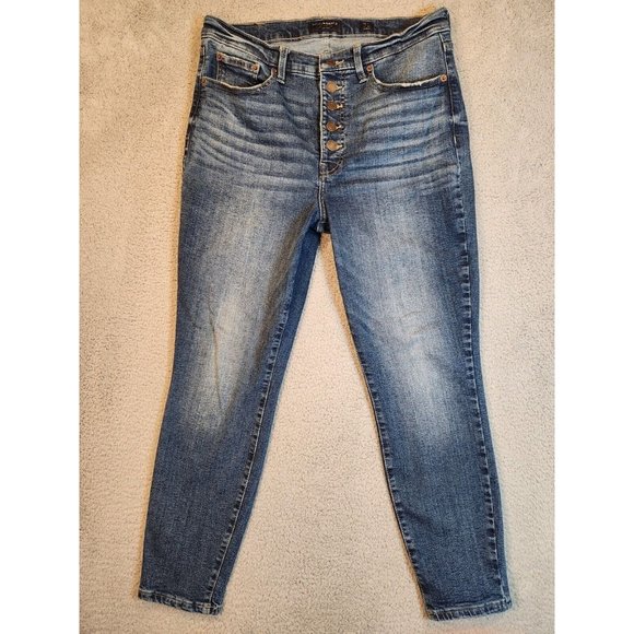 Lucky Brand Denim - Lucky Brand Jeans Womens 12/31 Bridgette Skinny High Rise Light Wash Button Fly
